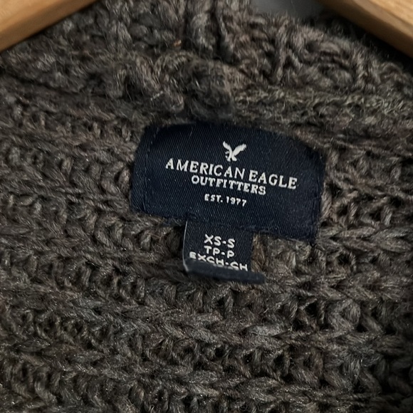 American Eagle Soft Wool blend  Long Sweater Coat Cardigan - Picture 3 of 5